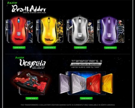 Transformers Gaming Peripherals in Razer’s Lineup