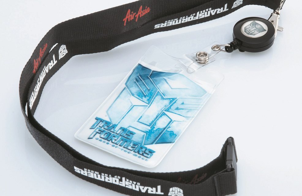 AirAsia’s Transformers Dark of the Moon Lanyard & 3D Embroidery Cap