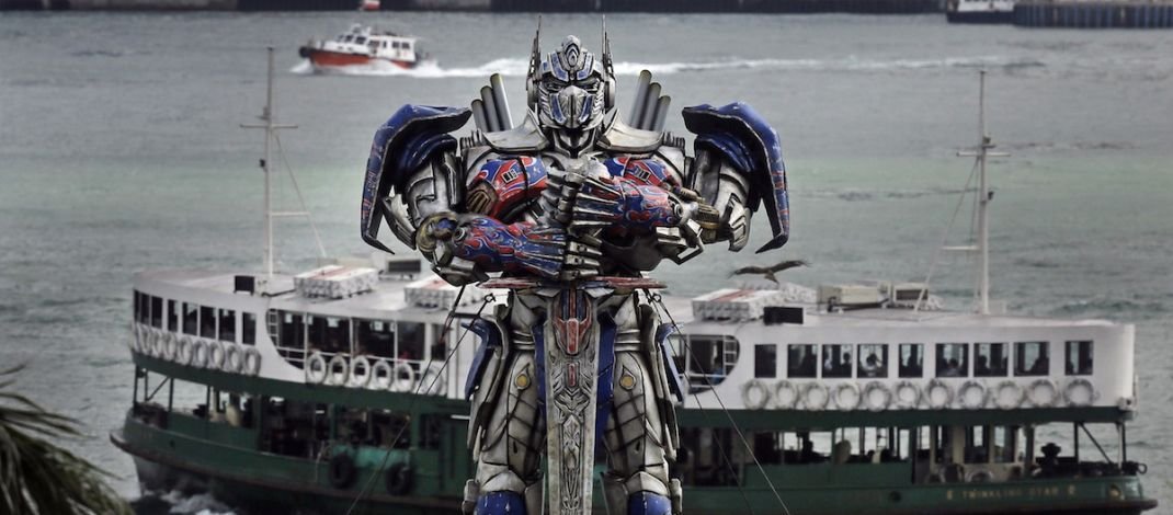 Optimus Prime Erected At Tsim Sha Tsui Waterfront