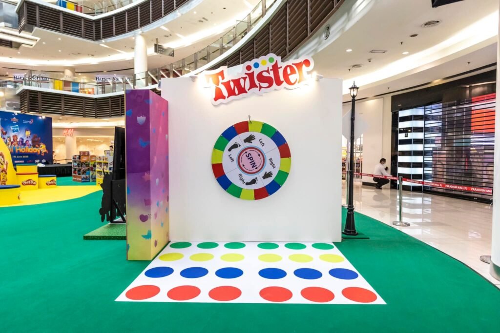 Twister station to twist your movements away!